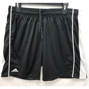 Adidas Men's Climacool Shorts SIZE XL Black w White Stripe Breathable Clima Cool